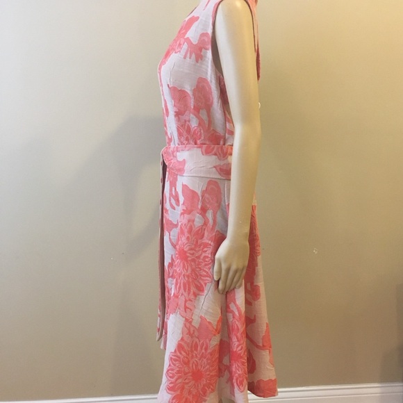 Floral Jacquard Fit and Flare Swing Dress - Picture 5 of 10